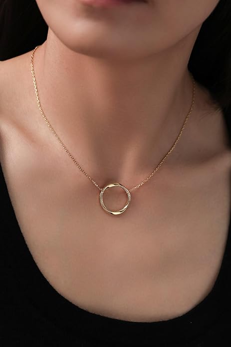 Pendant Necklace for Women 14K Gold